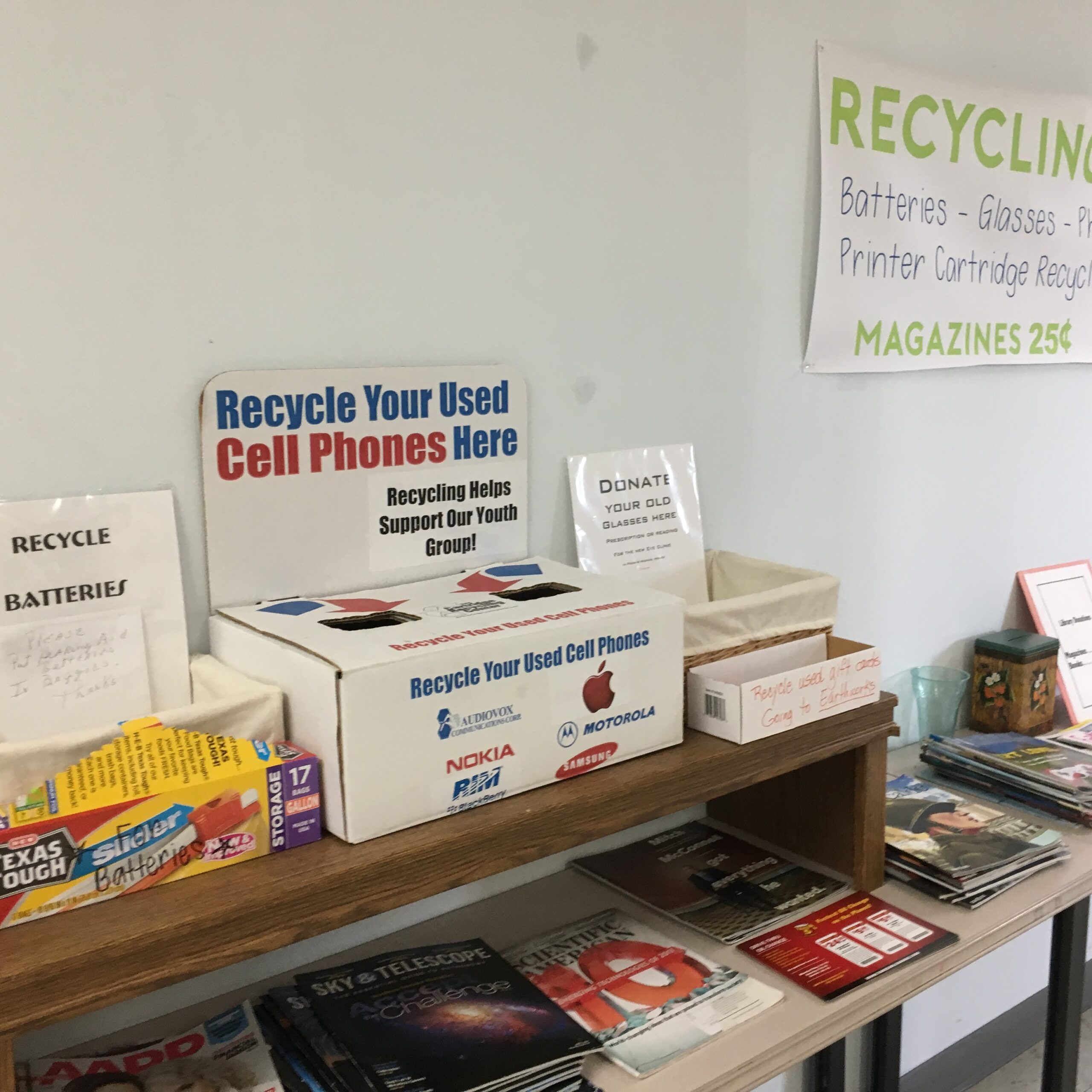 Recycling opportunities with Earth Covenant Ministry