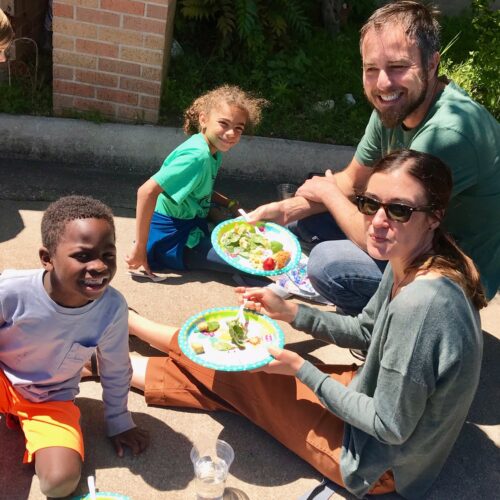 Morton family enjoys Palm Sunday picnic