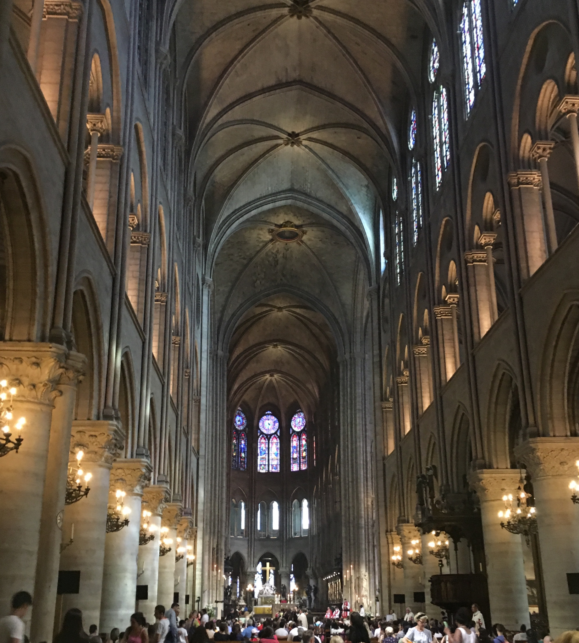 Picture of Notre Dame Cathedral taken by Alana Mallard