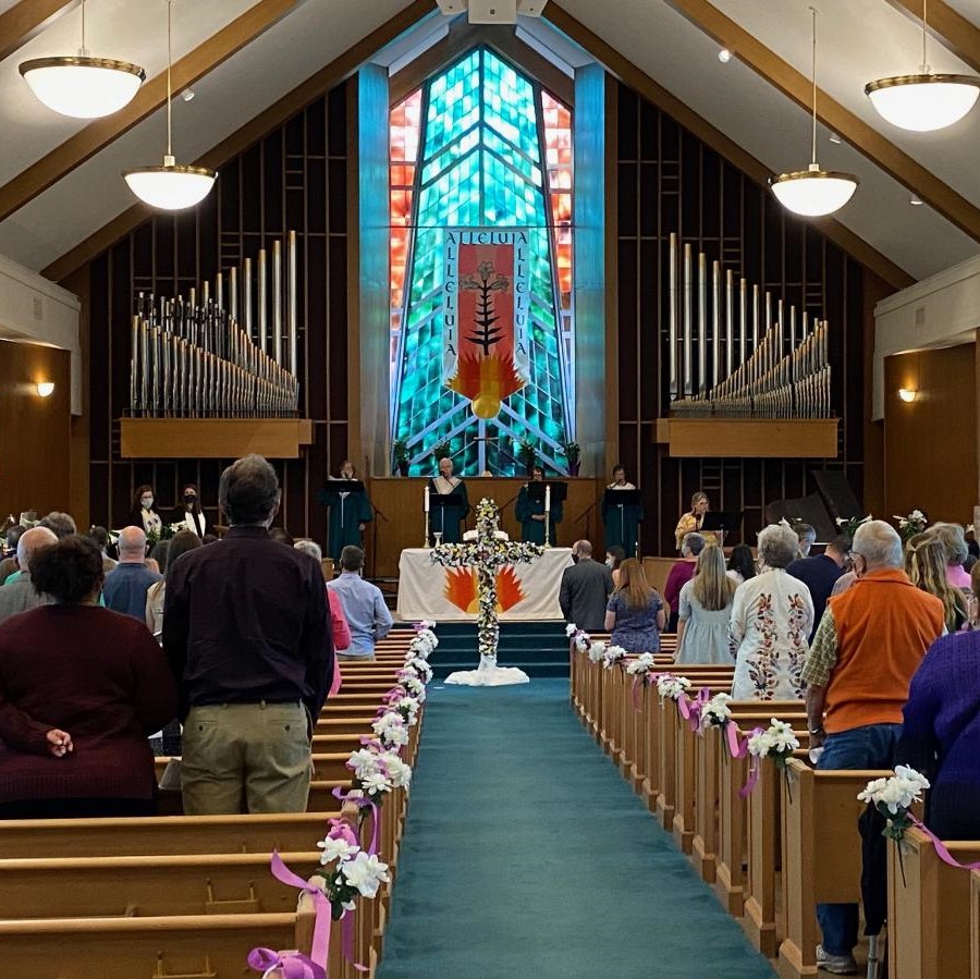Sanctuary on Easter Sunday 2021