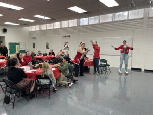 Rev. Masyn Evans-Clements rollerskates to The Twelve Days of Christmas (HP Style)